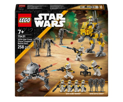 Klocki LEGO® LEGO Star Wars 75431 żołnierze-klony z 327. korpusu galaktycznego